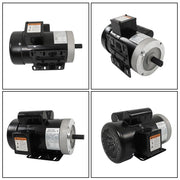 DURAFORCE 5HP General Purpose Motor 3450 RPM Single Phase 208-230V 5/8"Shaft 56C Frame