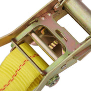DURAFORCE 4-Pack 2 Inch x 30 Ft Chain Ratchet Straps 10000lbs with Chains & Grab Hooks