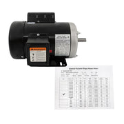 DURAFORCE 1HP Single Phase 230/115 Volt 1800 RPM General Purpose Electric Motor