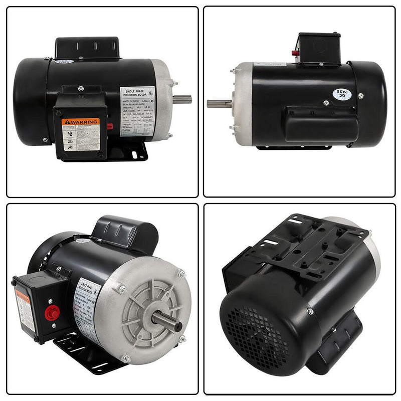 DURAFORCE 1HP Single Phase 230/115 Volt 1800 RPM General Purpose Electric Motor