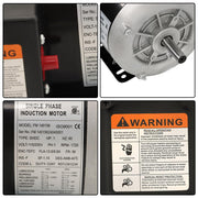 DURAFORCE 1HP Single Phase 230/115 Volt 1800 RPM General Purpose Electric Motor