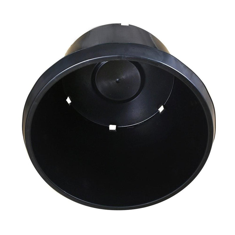 DURAFORCE 10 Pack 25 Gallon Large Premium Nursery Pot Root Garden Container Black Plastic