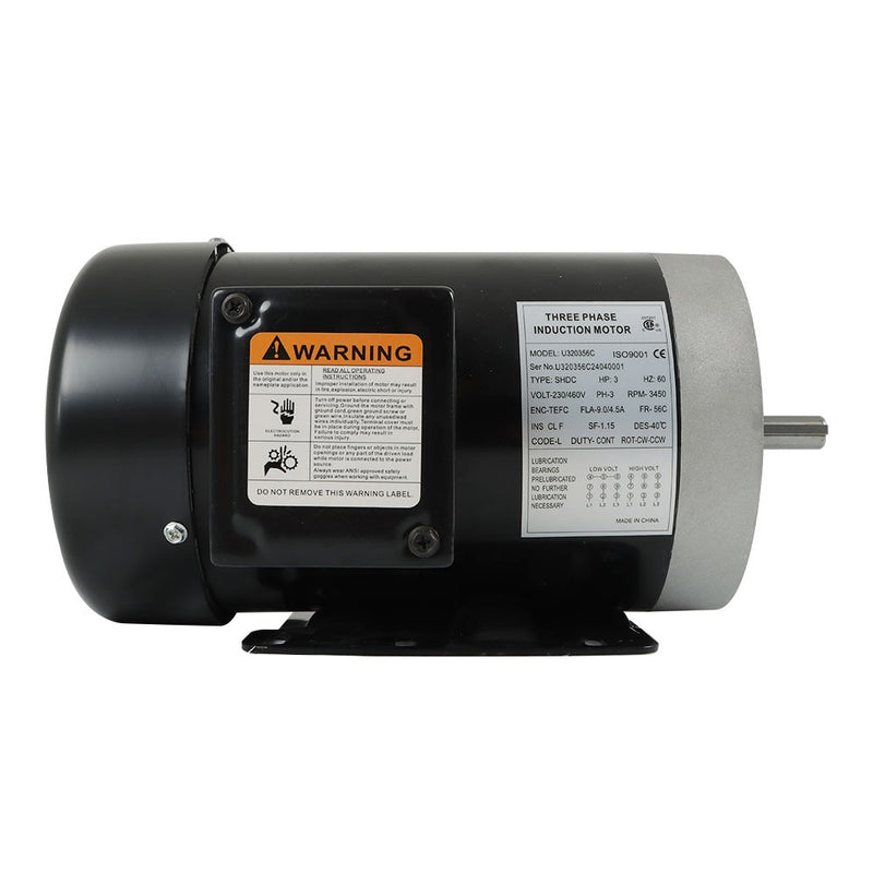 DURAFORCE 3 HP 3 Phase 230/460 Volt 56C Frame 3450 RPM General Purpose Electric Motor New