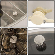 DURAFORCE Electric Honey Extractor Beekeeping Equipment 1300RPM 4/8 Frames Stainless Steel