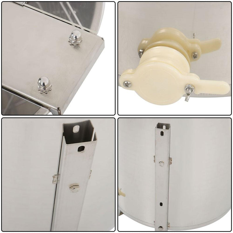 DURAFORCE Electric Honey Extractor Beekeeping Equipment 1300RPM 4/8 Frames Stainless Steel