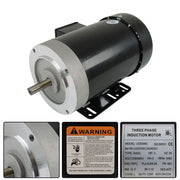 DURAFORCE 3 HP 3 Phase 230/460 Volt 56C Frame 3450 RPM General Purpose Electric Motor