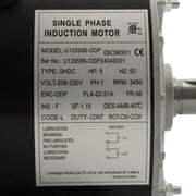 DURAFORCE 5 HP Compressor Duty Electric Motor Single Phase 3450 RPM 5/8" Shaft 208V-230V