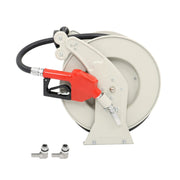 DURAFORCE Fuel Hose Reel Retractable Diesel Hose Reel 3/4" x 50' Auto Fueling Nozzle