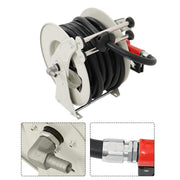 DURAFORCE Fuel Hose Reel Retractable Diesel Hose Reel 3/4" x 50' Auto Fueling Nozzle