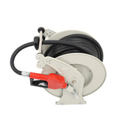DURAFORCE Fuel Hose Reel Retractable Diesel Hose Reel 3/4" x 50' Auto Fueling Nozzle