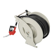 DURAFORCE Fuel Hose Reel Retractable Diesel Hose Reel 3/4" x 50' Auto Fueling Nozzle