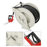 DURAFORCE Fuel Hose Reel Retractable Diesel Hose Reel 3/4" x 50' Auto Fueling Nozzle