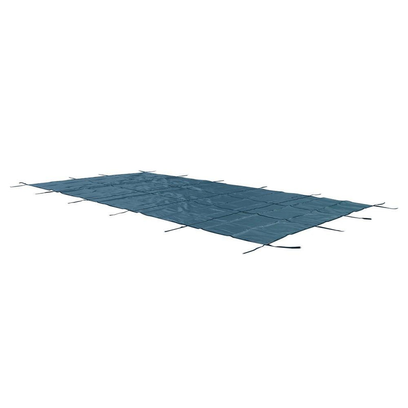 DURAFORCE Inground Pool Safety Cover Winter Pool Cover 16'x30' W/ Anchor Tools For 14'x28'