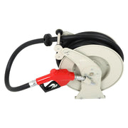 DURAFORCE 33' × 1" Fuel Hose Reel With Auto Refueling Gun Retractable Diesel Hose Reel