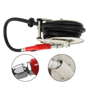 DURAFORCE 33' × 1" Fuel Hose Reel With Auto Refueling Gun Retractable Diesel Hose Reel