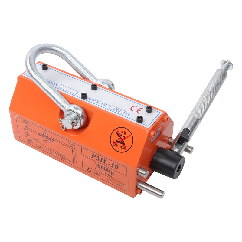 DURAFORCE Magnetic Lifter Lifting Magnet Neodymium Hoist 2200Lbs/1000kg 2 Safety Factor
