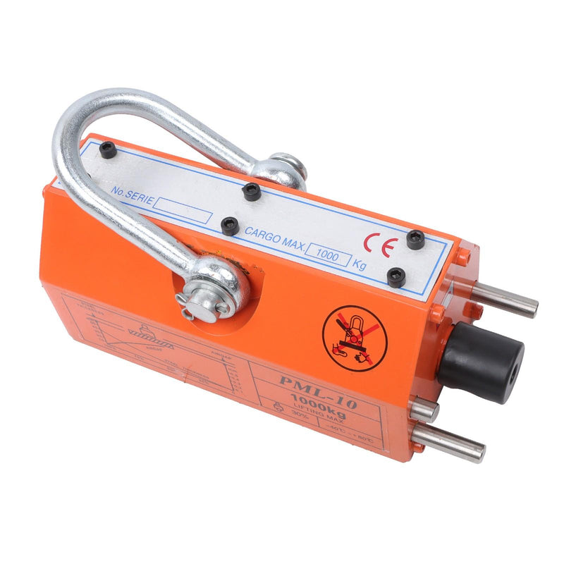 DURAFORCE Magnetic Lifter Lifting Magnet Neodymium Hoist 2200Lbs/1000kg 2 Safety Factor