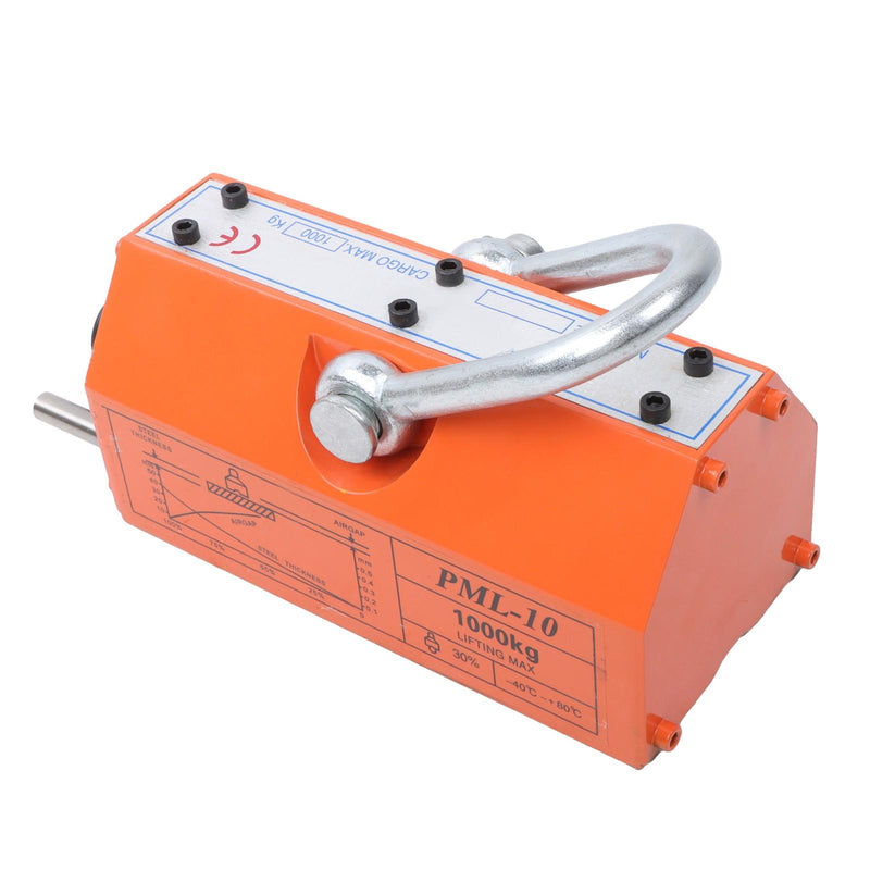 DURAFORCE Magnetic Lifter Lifting Magnet Neodymium Hoist 2200Lbs/1000kg 2 Safety Factor