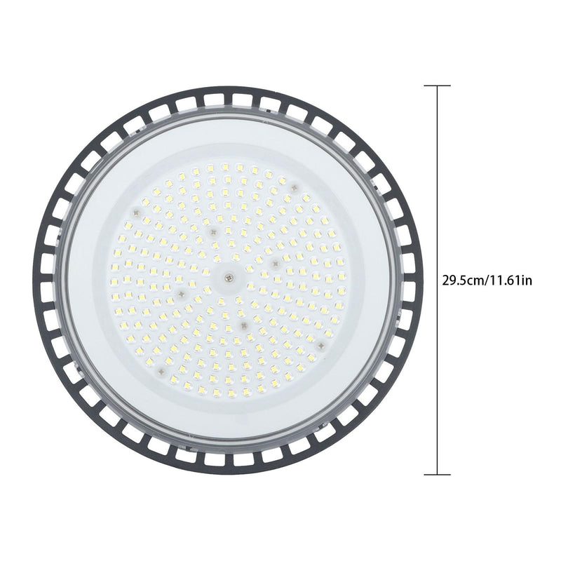 DURAFORCE 10 Pcs Commercial 150W UFO LED High Bay Light Warehouse Factory Lighting Fixture