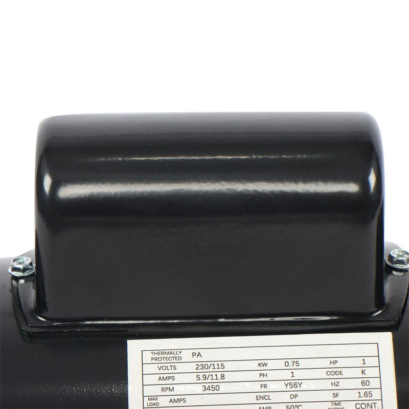 DURAFORCE 1HP 115/230V Y56Y Frame Square Flange B2848 B848 Single Speed Pump Motor Square