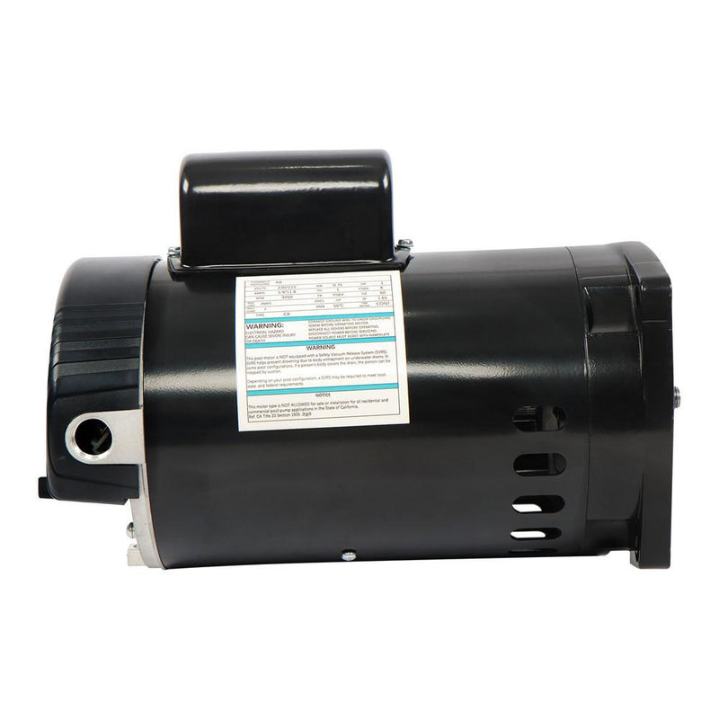 DURAFORCE 1HP 115/230V Y56Y Frame Square Flange B2848 B848 Single Speed Pump Motor Square
