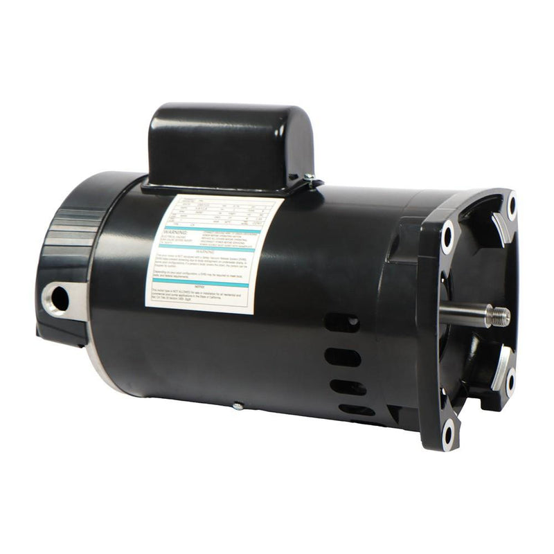 DURAFORCE 1HP 115/230V Y56Y Frame Square Flange B2848 B848 Single Speed Pump Motor Square
