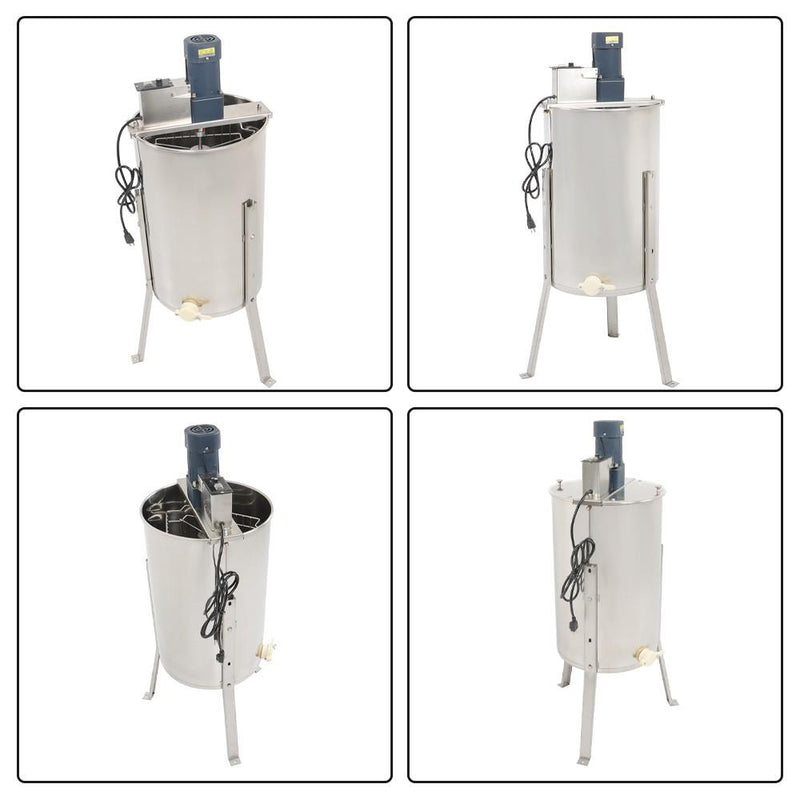 DURAFORCE 1300RPM Electric Honey Extractor 3 Frames Stainless Steel Beekeeping Equipment