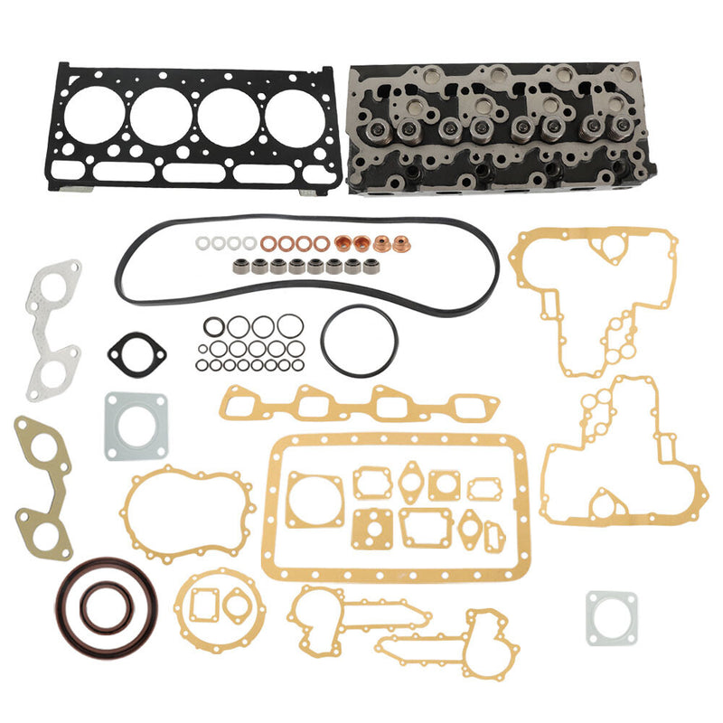 DURAFORCE V2203 Complete Cylinder Head with Full Gasket Kit Fits For Kubota Engine Bobcat