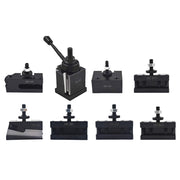 DURAFORCE BXA 250-222 Wedge Type Tool Post For Lathe 10 - 15" With 7PC Tool Holders