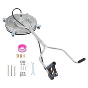 DURAFORCE 24" Pressure Washer Surface Cleaner Stainless Steel Dual Handle Surface Cleaner