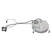 DURAFORCE 24" Pressure Washer Surface Cleaner Stainless Steel Dual Handle Surface Cleaner