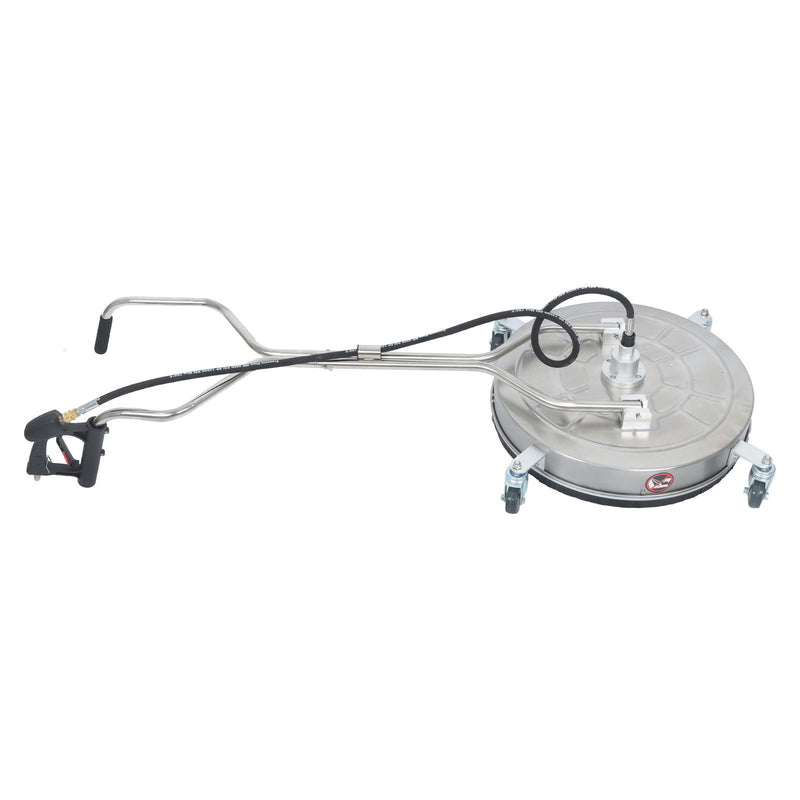 DURAFORCE 24" Pressure Washer Surface Cleaner Stainless Steel Dual Handle Surface Cleaner