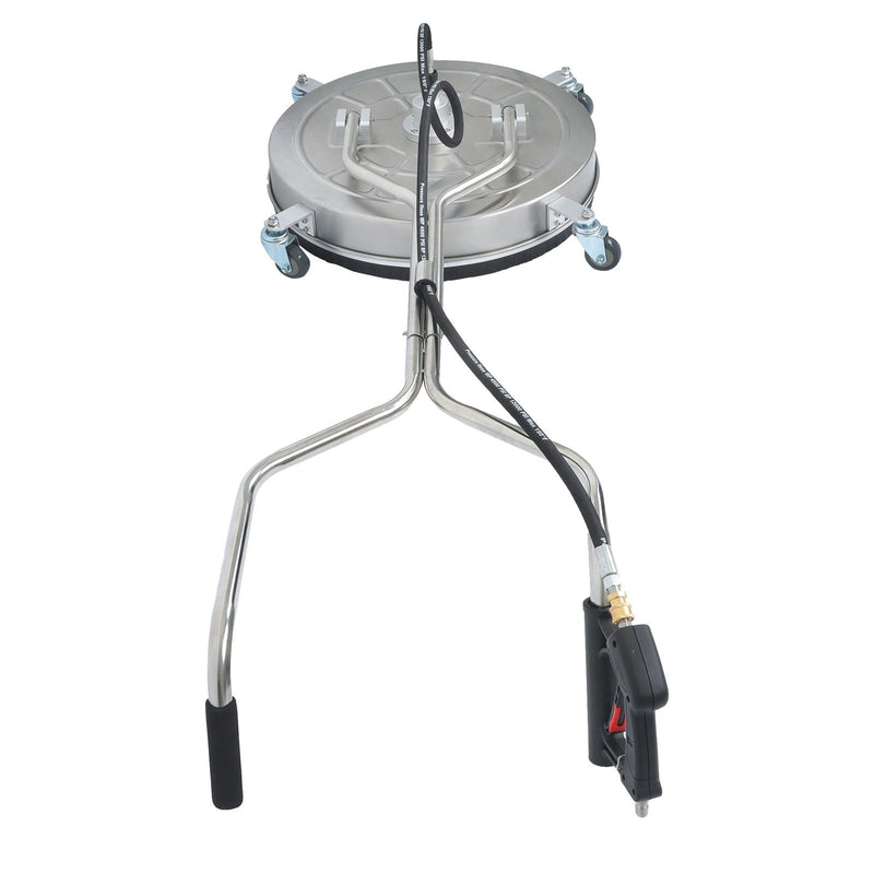 DURAFORCE 24" Pressure Washer Surface Cleaner Stainless Steel Dual Handle Surface Cleaner