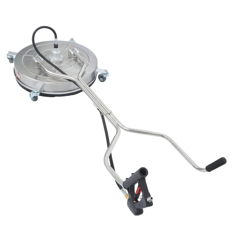 DURAFORCE 24" Pressure Washer Surface Cleaner Stainless Steel Dual Handle Surface Cleaner