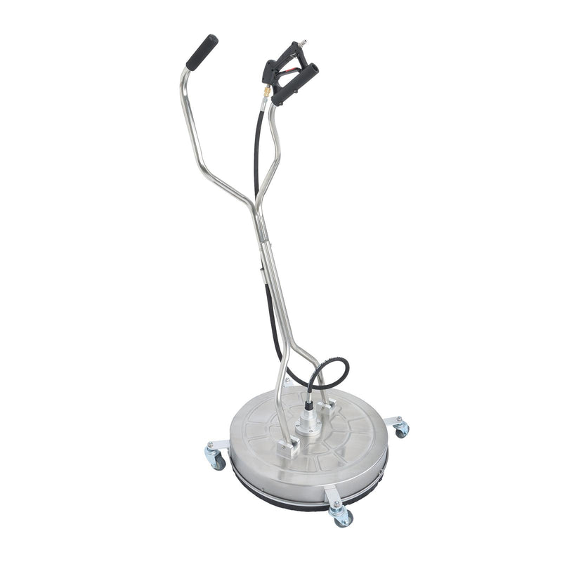 DURAFORCE 24" Pressure Washer Surface Cleaner Stainless Steel Dual Handle Surface Cleaner