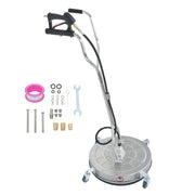 DURAFORCE 24" Pressure Washer Surface Cleaner Stainless Steel Dual Handle Surface Cleaner