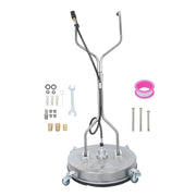 DURAFORCE 24" Pressure Washer Surface Cleaner Stainless Steel Dual Handle Surface Cleaner