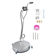 DURAFORCE 24" Pressure Washer Surface Cleaner Stainless Steel Dual Handle Surface Cleaner