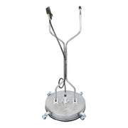 DURAFORCE 24" Pressure Washer Surface Cleaner Stainless Steel Dual Handle Surface Cleaner