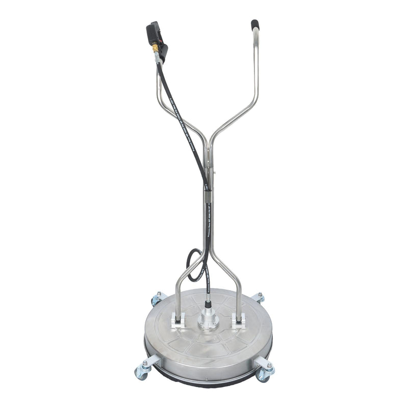 DURAFORCE 24" Pressure Washer Surface Cleaner Stainless Steel Dual Handle Surface Cleaner