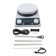 DURAFORCE Laboratory Hot Plate Magnetic Stirrer with Heating Magnetic 200-1500rpm,3L 280℃