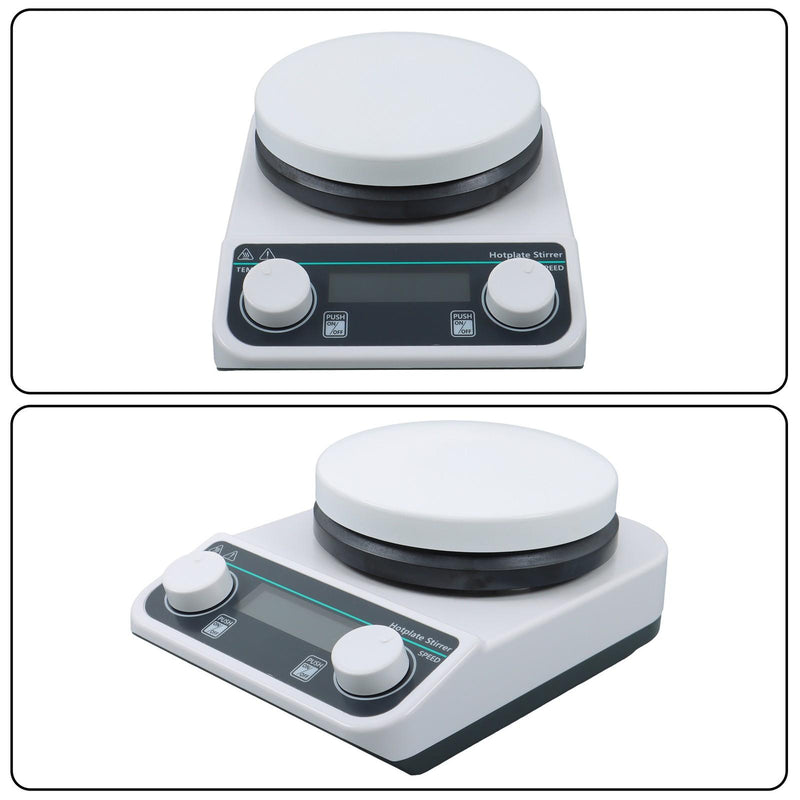 DURAFORCE Laboratory Hot Plate Magnetic Stirrer with Heating Magnetic 200-1500rpm,3L 280℃