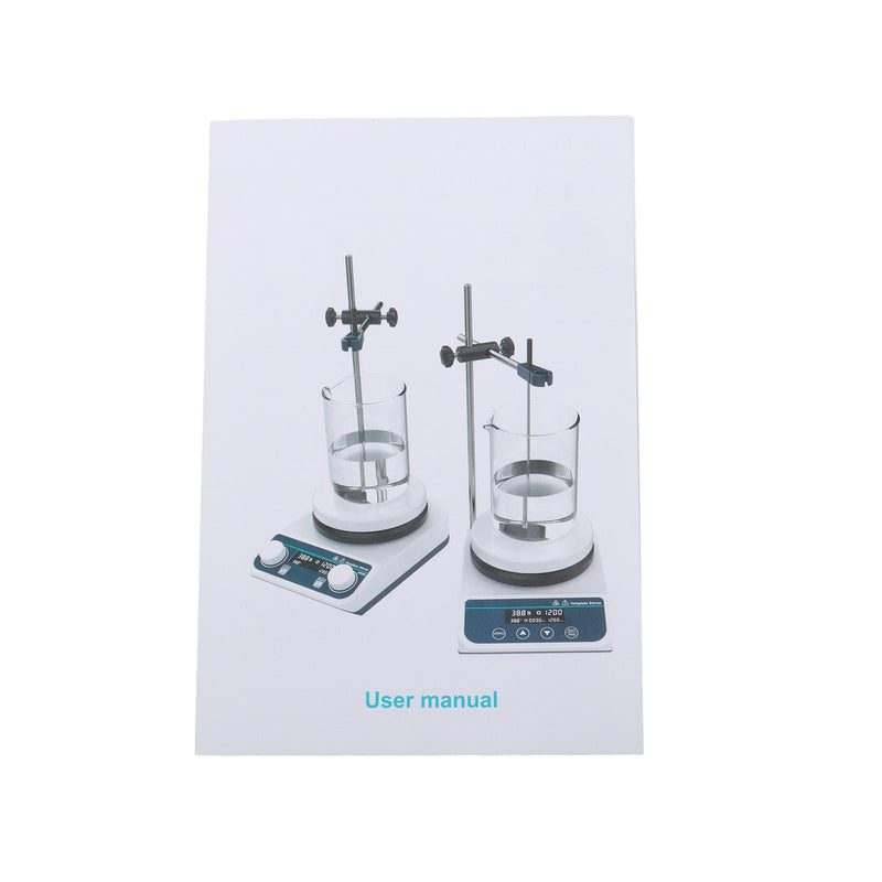 DURAFORCE Laboratory Hot Plate Magnetic Stirrer with Heating Magnetic 200-1500rpm,3L 280℃