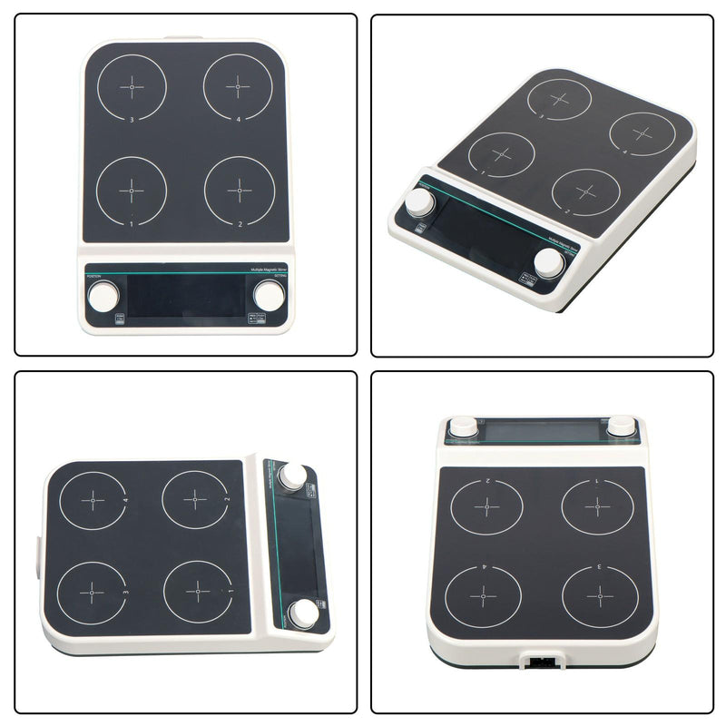 DURAFORCE 4 * magnetic stirrer Of 4x500ml 120℃/248℉ 50-1200RPM, 110*110mmPlate