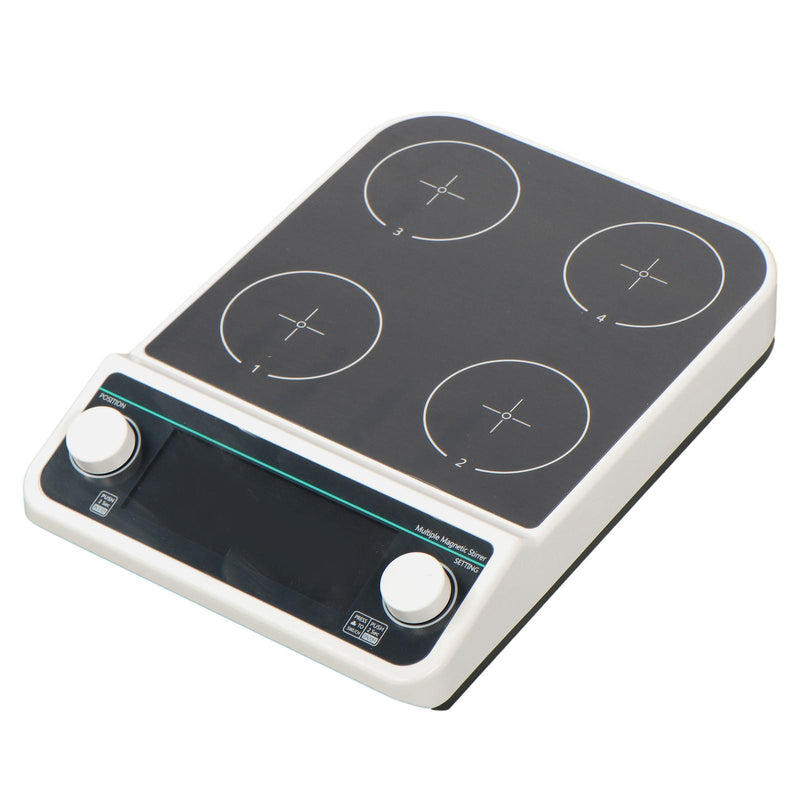 DURAFORCE 4 * magnetic stirrer Of 4x500ml 120℃/248℉ 50-1200RPM, 110*110mmPlate