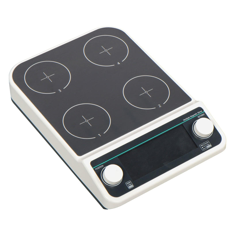 DURAFORCE 4 * magnetic stirrer Of 4x500ml 120℃/248℉ 50-1200RPM, 110*110mmPlate