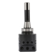 DURAFORCE 8Pieces Indexable 3/4" Boring Bar Set+3" Boring head R8 Shank Dial Reading 0-100