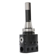DURAFORCE 8Pieces Indexable 3/4" Boring Bar Set+3" Boring head R8 Shank Dial Reading 0-100