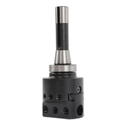 DURAFORCE 8Pieces Indexable 3/4" Boring Bar Set+3" Boring head R8 Shank Dial Reading 0-100