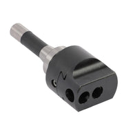 DURAFORCE 8Pieces Indexable 3/4" Boring Bar Set+3" Boring head R8 Shank Dial Reading 0-100